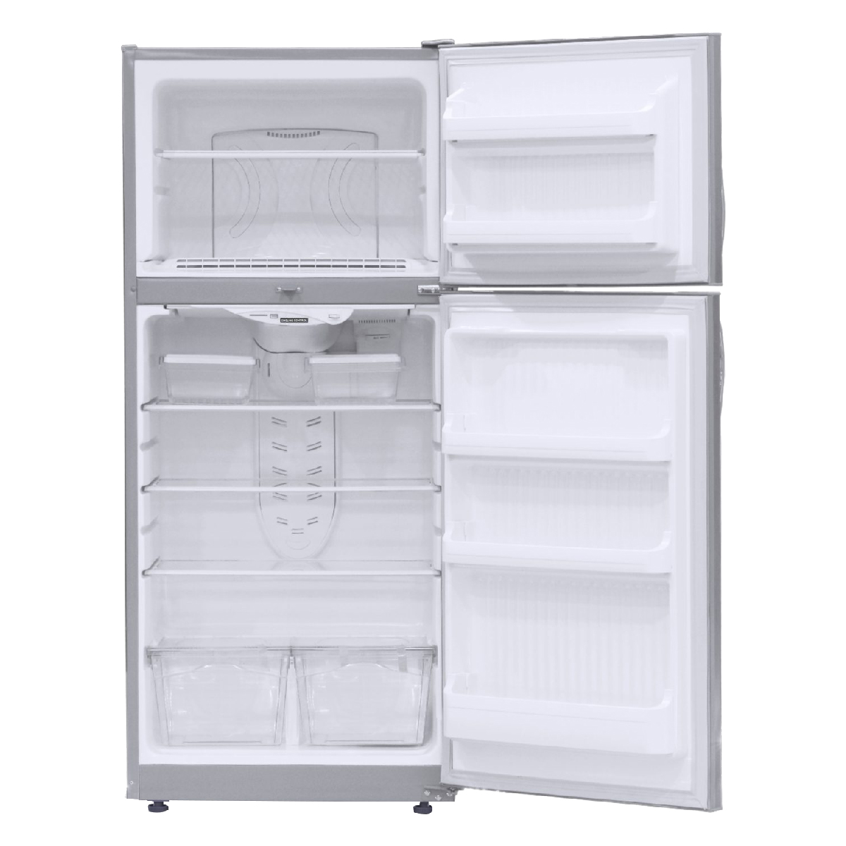 Concord Top Mount Refrigerator, 23 Feet, 590L, 220/240V Voltage, 50/60HZ Frequency, Internal Light, No Frost, Key Lock, Silver, TN2300S